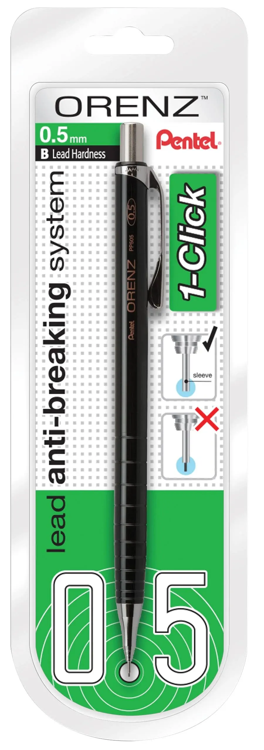 ORENZ 1-CLICK MECHANICAL PENCIL 0.5mm