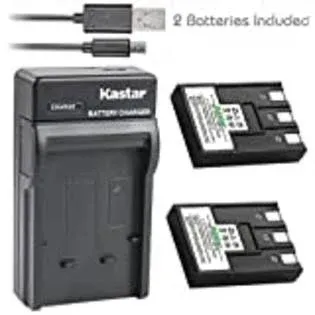 Kastar Battery LCD USB Charger for BP-970G BP-975 & Canon MV200 MV200i Optura