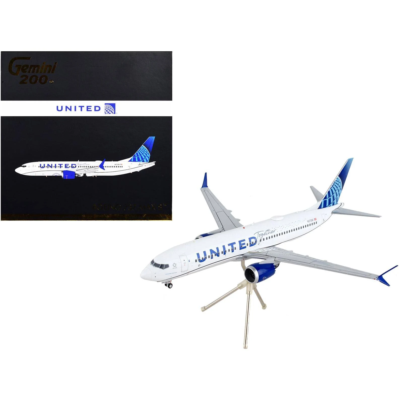 GeminiJets Boeing 737 Max 8 Commercial Aircraft Diecast Model Airplane