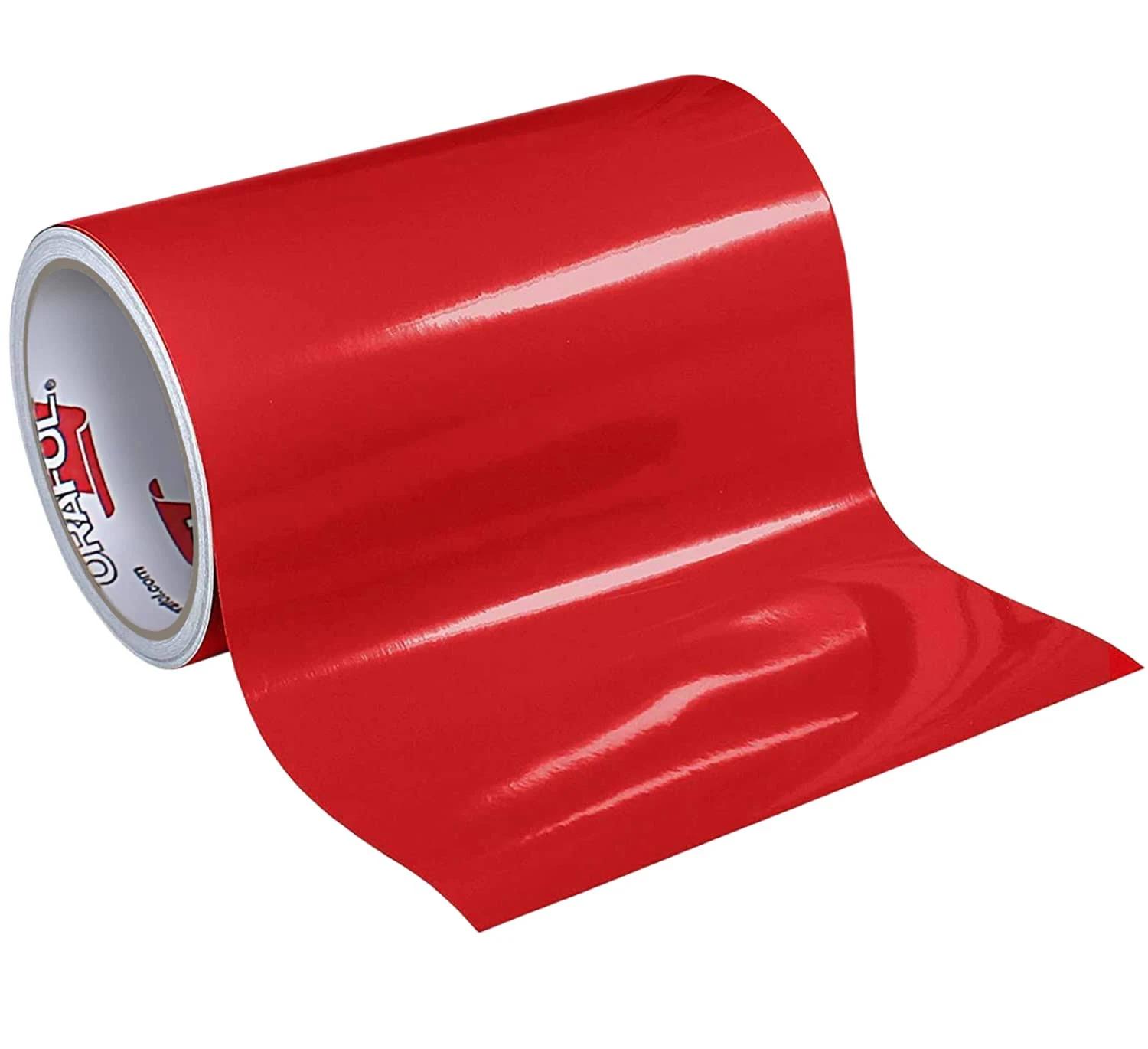 ORACAL 651 Gloss Red Self-Adhesive Craft Vinyl Roll (12" x 50ft + Weeder)