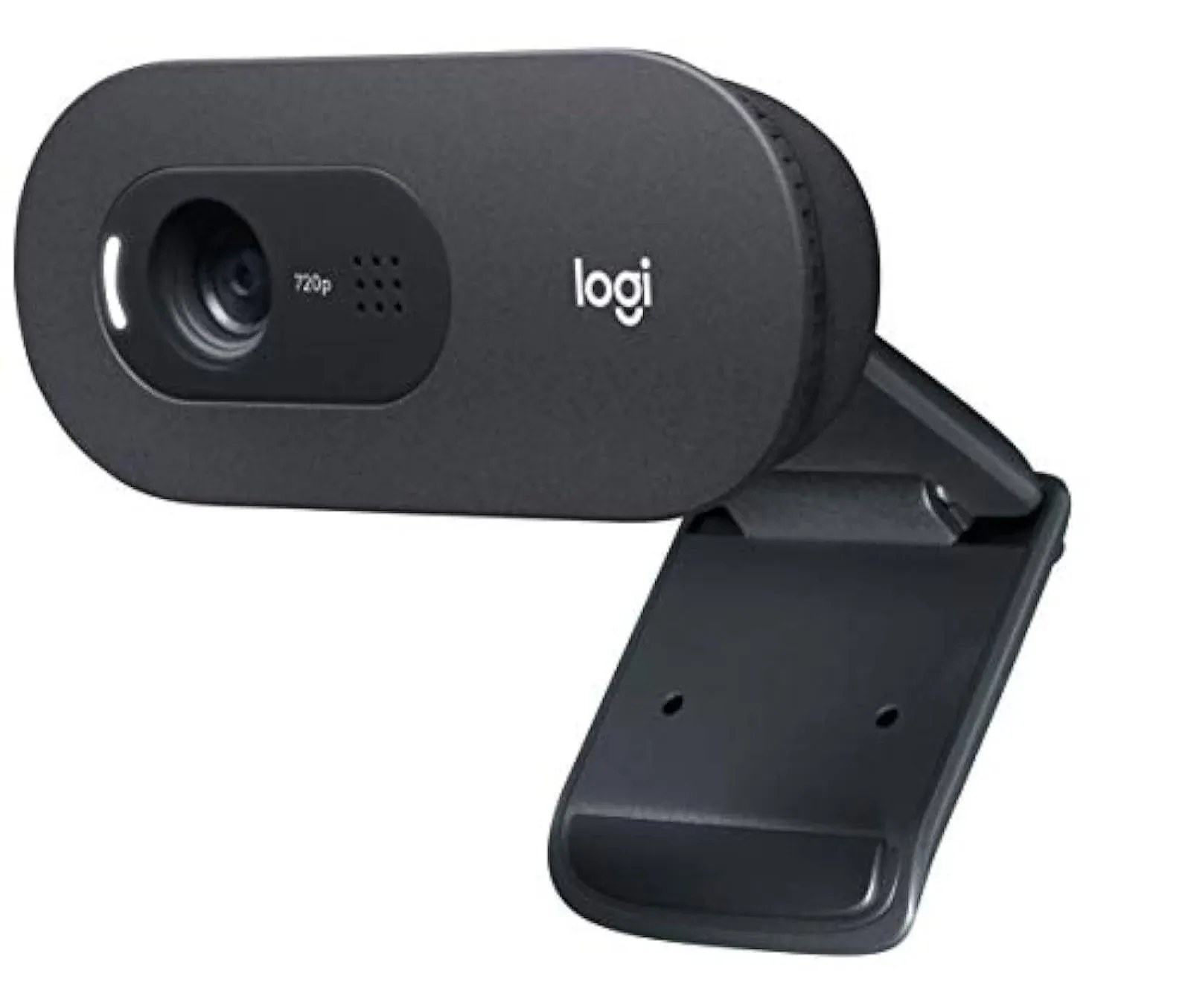 Logitech Webcam C270 HD, Vidéo 720p avec micro antiparasite en Dark Grey