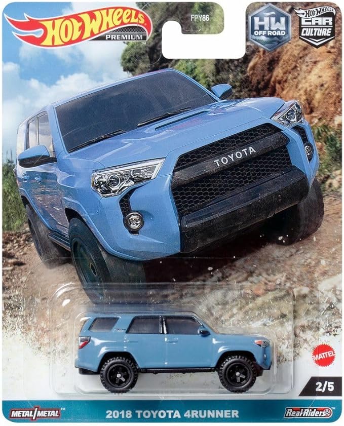 2018 Toyota 4Runner Blue "HW Off Road" Series Diecast Model Car by Hot Wheels