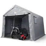 Portable Shed Outdoor Storage Shelter, 6x8x7 ft Heavy Duty Instant Waterproof...