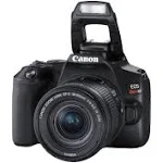 Canon Eos Rebel SL3 DSLR Camera with EF-S 18-55mm f/4-5.6 Is STM Lens - Black