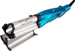 Bed Head Wave Artist Tourmaline Ceramic Deep Waver, Aqua Blue/Silver