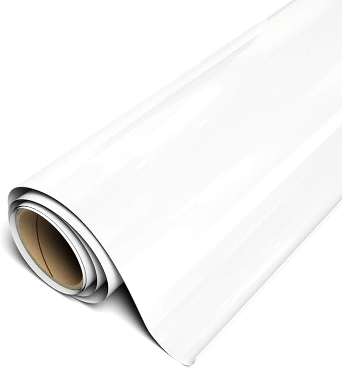 Siser EasyWeed HTV 11.8" x 5ft Roll - Iron on Heat Transfer Vinyl (White)
