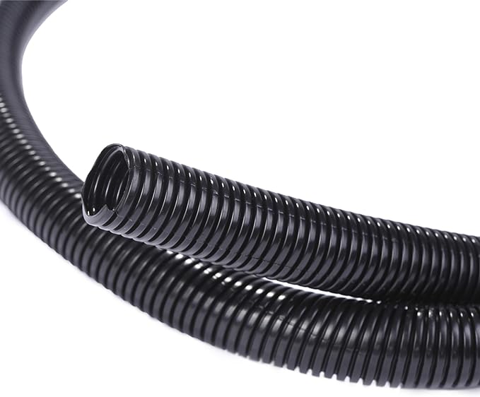 Alex Tech 100ft – 1/2 inch Split Wire Loom Tubing Wire Conduit – BlackAlex Tech 100ft – 1/2 inch Split Wire Loom Tubing Wire Conduit – Black