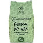 Freedom Soy Wax Beads: 10 lbs Natural Candle Making Supplies, Paraffin-Free