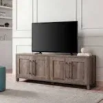 Chabot Rectangular TV Stand for TV's up to 80" in Gray Oak