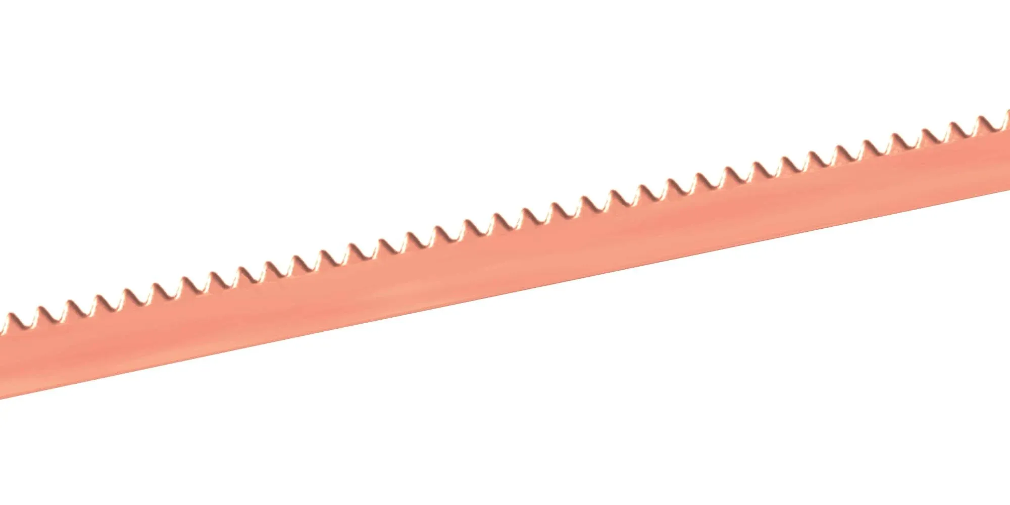 AdornvilleĀ® Copper Serrated Bezel Wire 28 Gauge x 1/8" x 10 Feet Dead Soft