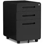 MIIIKO 3 Drawer Mobile Filing Cabinet