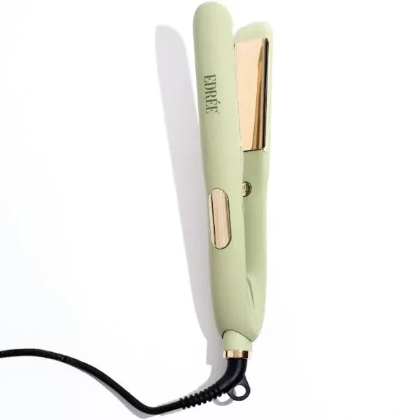 Edrée The Méline Titanium Flat Iron Hair Straightener | 1.25" Heat Plates Sage