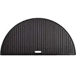 Kamado Joe Half Moon Cast Iron Reversible Griddle Joe
