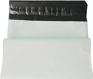 15.7 X 20 Inches White Poly Mailers,Large Self-Sealing Shipping Envelopes Plastic Mailing Bags 10 Pcs