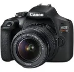 Canon EOS Rebel T7 Digital SLR Camera 18-55mm f/3.5-5.6 is II Kit Bundle with 3 YR CPS Enhanced Protection Pack | Factory Fresh - Canon USA Model