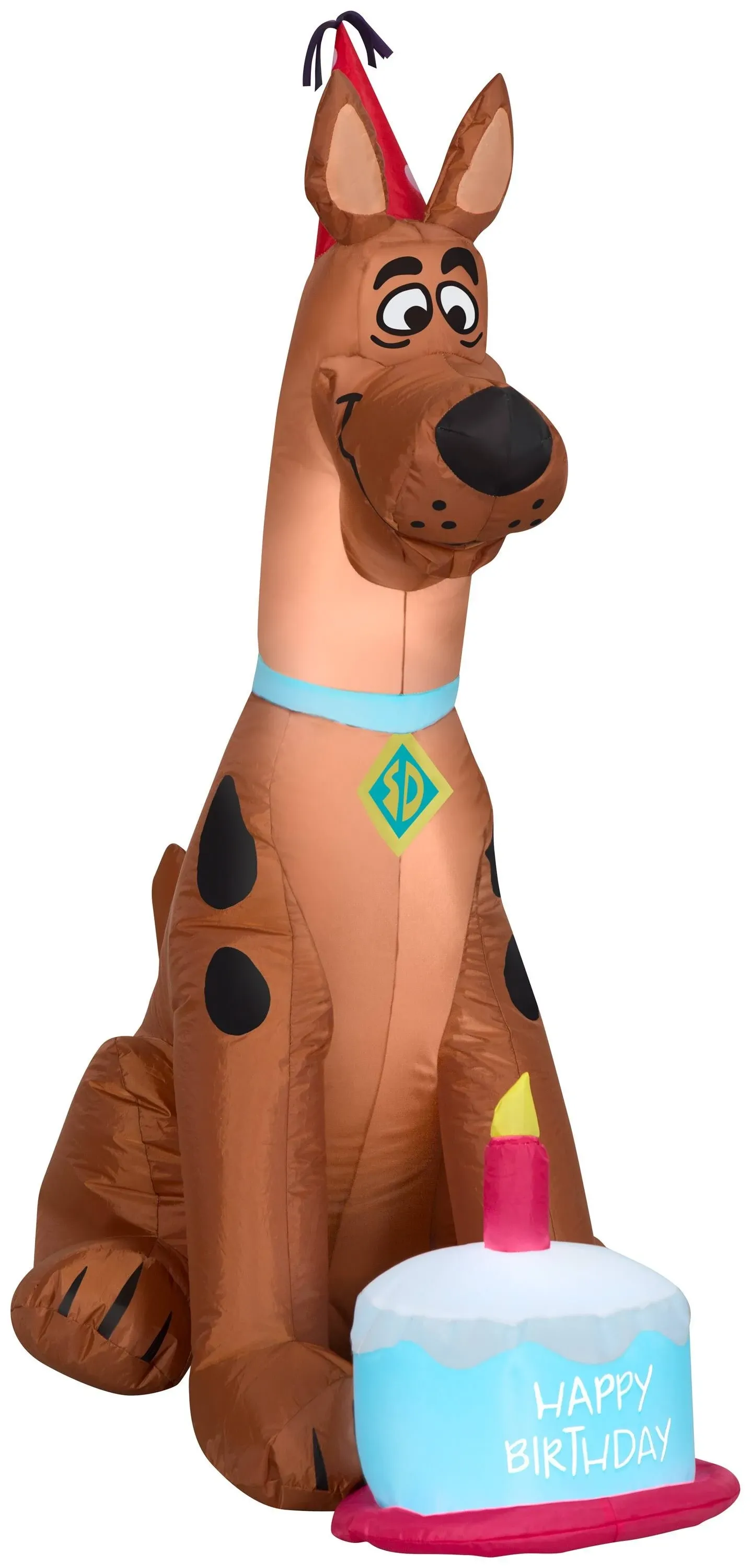 3.5Ft Airblown® Inflatable Birthday Scooby By Gemmy Industries | Michaels®