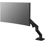 Ergotron Desk Mount for Monitor Curved Screen Display Matte Black 45475224