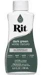Rit Dye Dark Green Liquid - 8 oz.