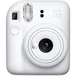 FUJIFILM 16806274 Instax Mini 12 Instant Film Camera (Clay White)