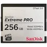 SanDisk Extreme Pro 256 GB CFast 2.0 Memory Card, Black