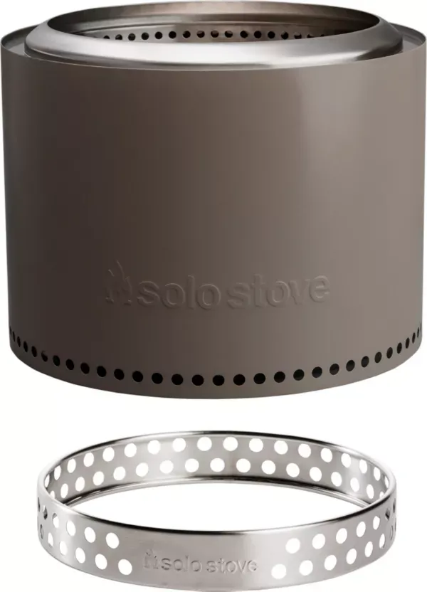 Solo Stove Bonfire Fire Pit + Stand Bundle 2.0 Ash
