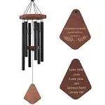 ASTARIN Wind Chimes Outdoor,36 Inch Memorial Wind Chimes Outdoor Large Deep Tone with 6 Heavy Metal Tubes Tuned.Wind Chimes for Loss Loved One, Memorial Gift.Garden Decor