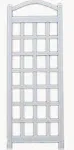 Dura-Trel Cambridge 6-ft. Vinyl Arch Trellis - White