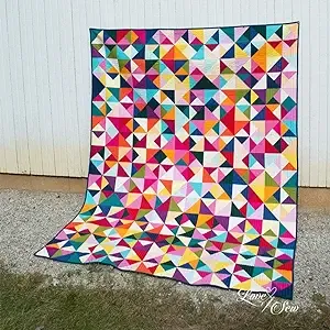 Love Sew True Fabrics Quilt Kit - Sophisticated Solids - Sunbeam (42" x 42")