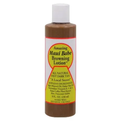 Browning Lotion - All Natural Fast Dark Tan 8 onzas líquidas