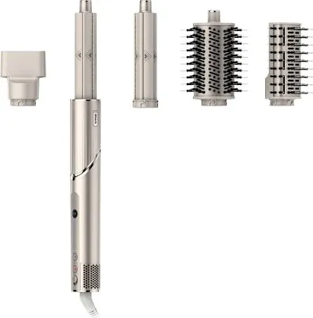Shark HD430 FlexStyle 空气造型和干燥系统,强力吹风机刷和多功能造型器,配有自动卷发器、桨式刷、椭圆刷、集中器附件、石头
