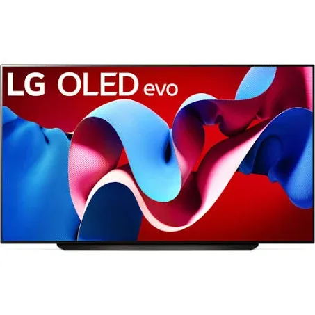 LG OLED83C4PUA 83" Class (83.5" Diag.) 4K Ultra HD Smart LED TV Self Lit Pixels; Brightness Booster; Home Theater Experience