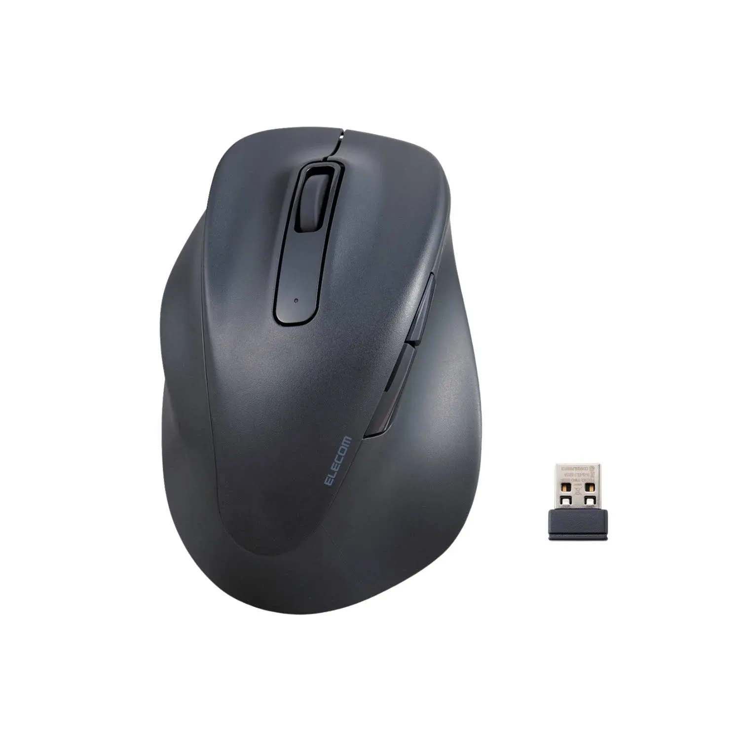 Left Hand Wireless Ergonomic Mouse 2.4GHz with Mini USB Receiver Silent Click...