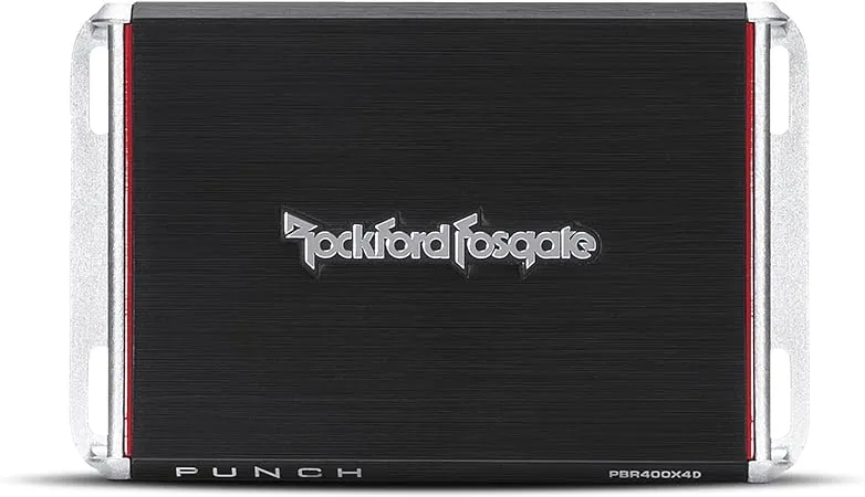 ROCKFORD FOSGATE PBR400X4D 4-CHANNEL MOTORCYCLE SPEAKERS TWEETERS AMPLIFIER NEW