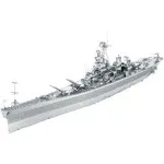 Fascinations ICONX USS Missouri BB-63 3D Metal Model Kit