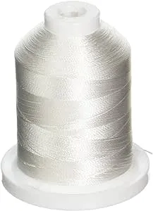 Robison-Anton Rayon Super Strength Thread Solid Colors 1,100yd-Snow White