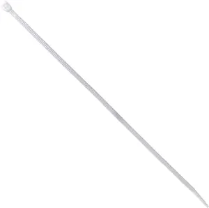 Construct Pro 11-inch Self-Locking Nylon Cable Ties (100 Pack Color: Clear)