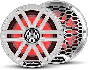 Rockford Fosgate M2 6.5 Color Optix White Marine 2-Way Speakers M2-65