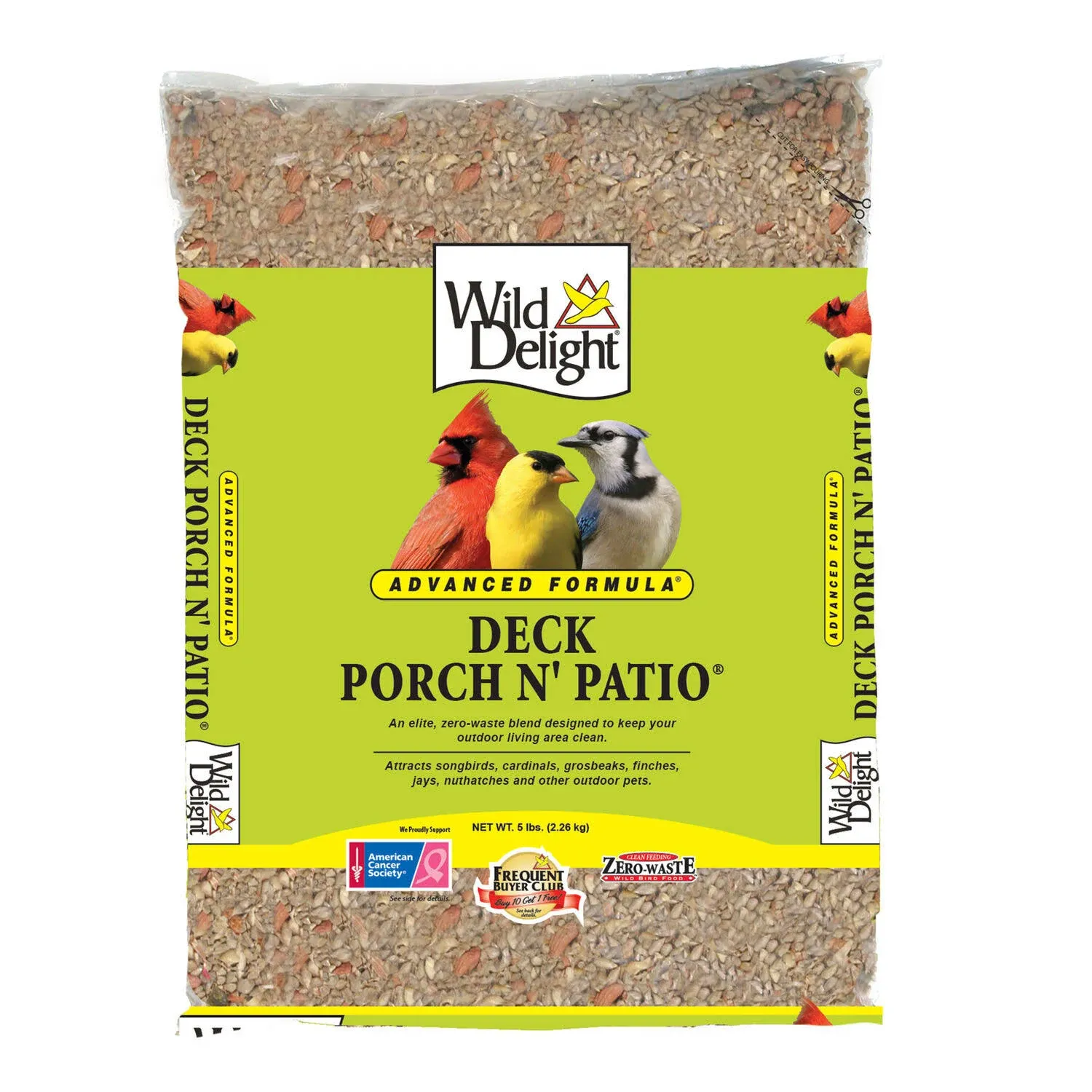 Wild Delight Deck Porch N' Patio Bird Food 5 lb