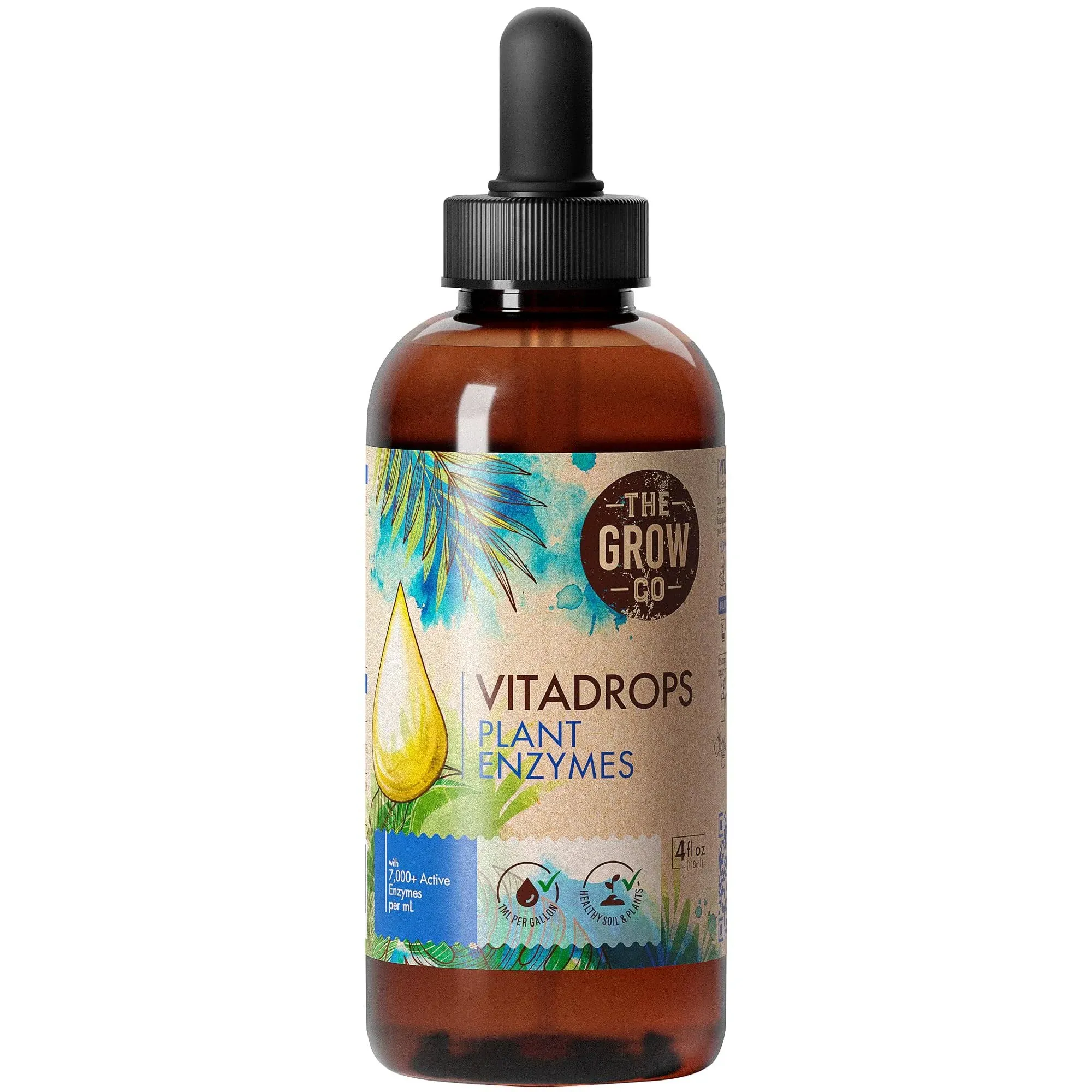 Plant Enzymes for Outdoor & Indoor Houseplants - Hydroponic Plant Food for Increased Nutrients - Bloom Booster Fertilizer & Root Stimulator for