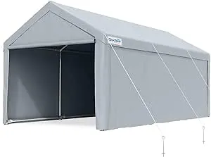 2-Room Strong & Stable Vehicle & Car Tent w/ Weather Resistant PE Roof
