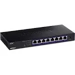 TRENDnet 8-Port Unmanaged 2.5g Gaming Switch, 8 x 2.5GBase-T Ports, 40Gbps Switching Capacity, Backwards Compatible with 1000Mbps Devices, Fanless, W