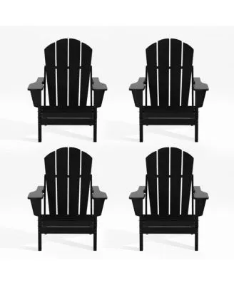 All-Weather Contoured Outdoor Poly Folding Adirondack Chair (Set of 4)
All-Weather Contoured Outdoor Poly Folding Adirondack Chair (Set of 4)