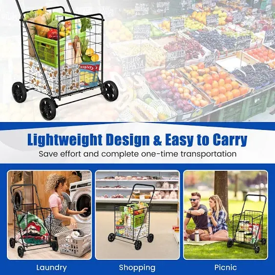 IRONMAX Grocery Shopping Cart