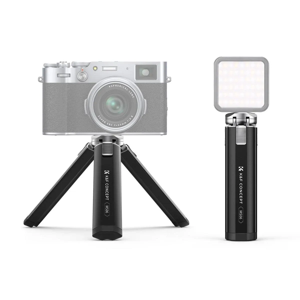 Mini Projector Camera Metal Tripod 1/4" Screw Desktop Stand 2-Level Height Ad...