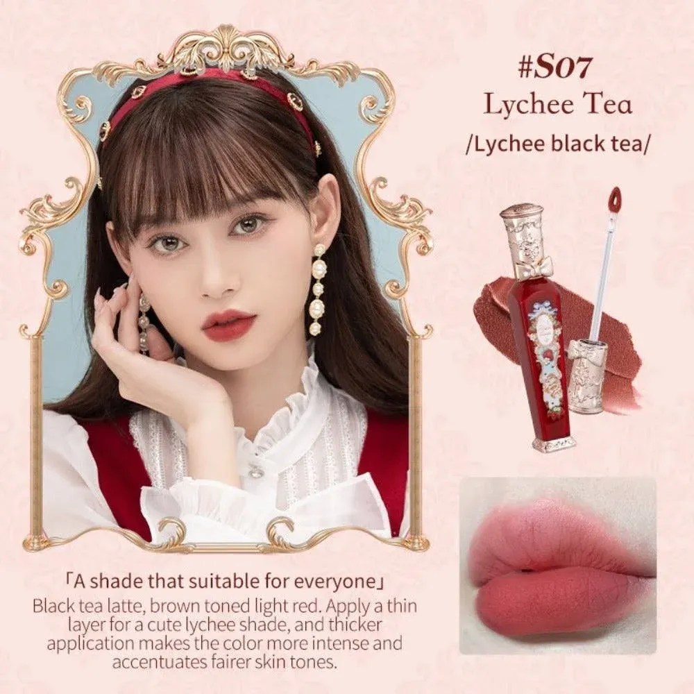 Flower Knows Strawberry Rococo Cloud Lip Cream Matte Liquid Lipstick-Long Lasting&Highly Pigmented Lip Stain -Velvety Waterproof Lip Makeup for Girls&Women-0.12 Fl Oz,1 Count(S02 Peachy Milk)