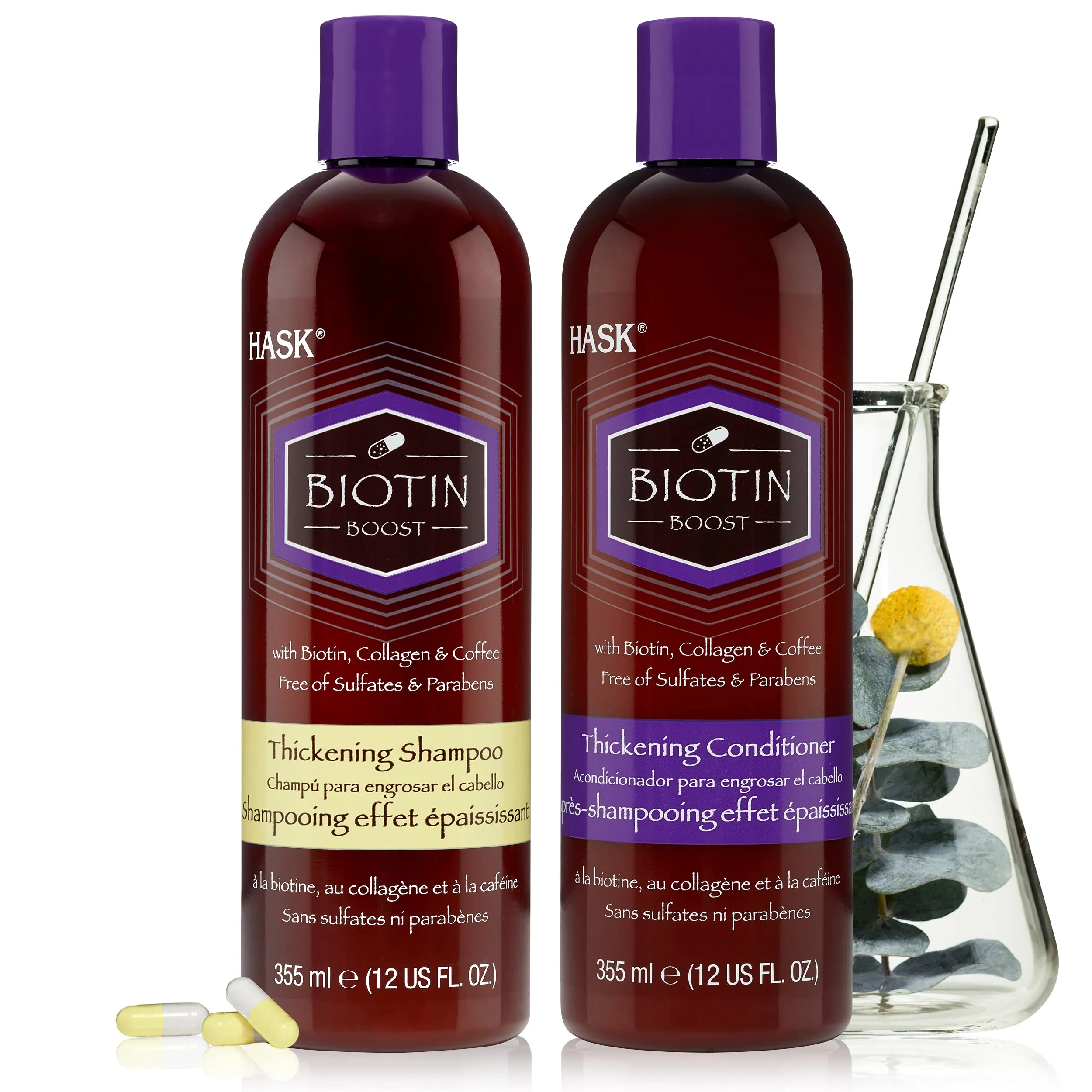 Nourishing Shampoo & Conditioner Set - Strengthens, Moisturizes & Detangles