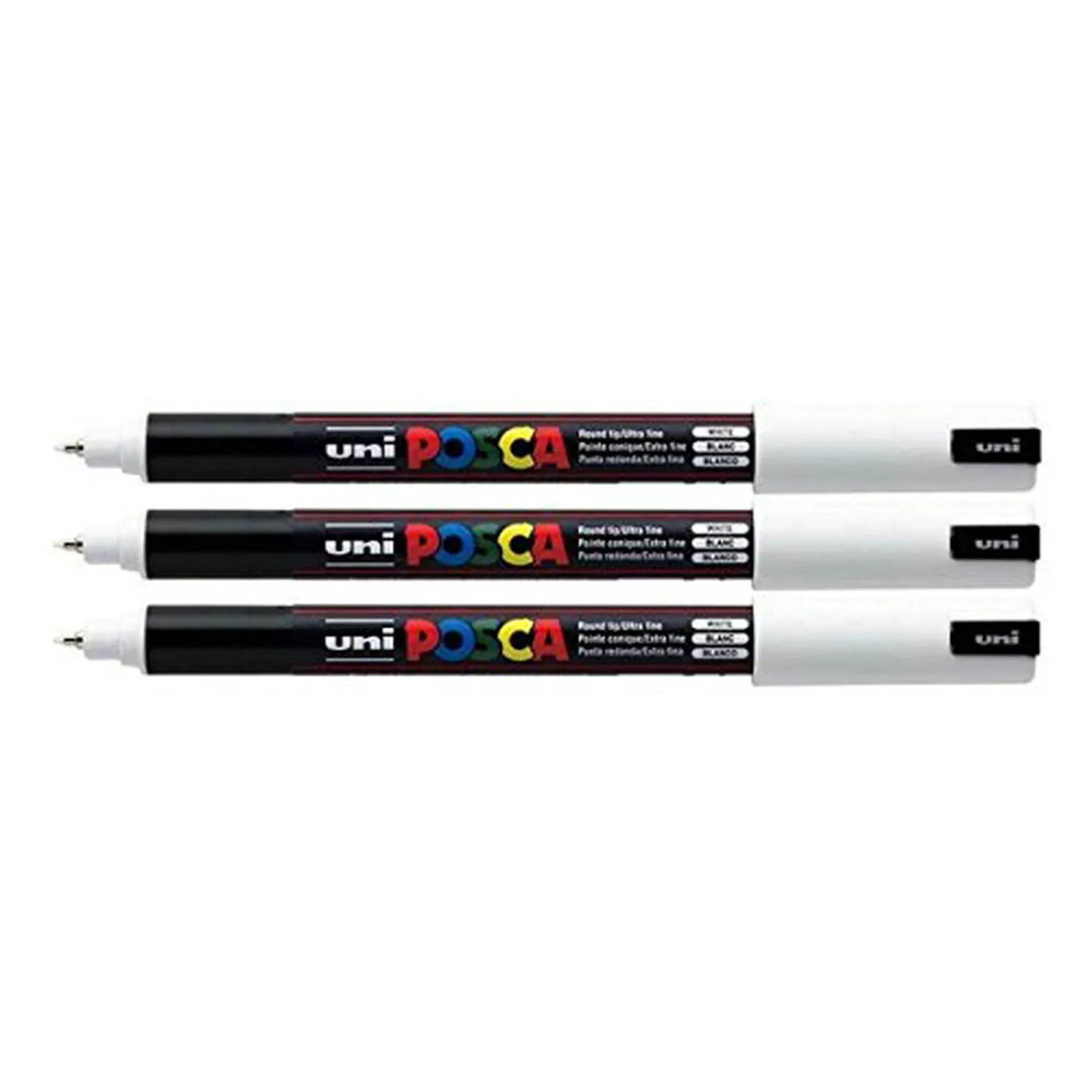 Uni Posca Pc-1mr Colour Paint Marker Pens Ultra Fine 0.7mm Calibre Nib Tip Writes On Any Surface
