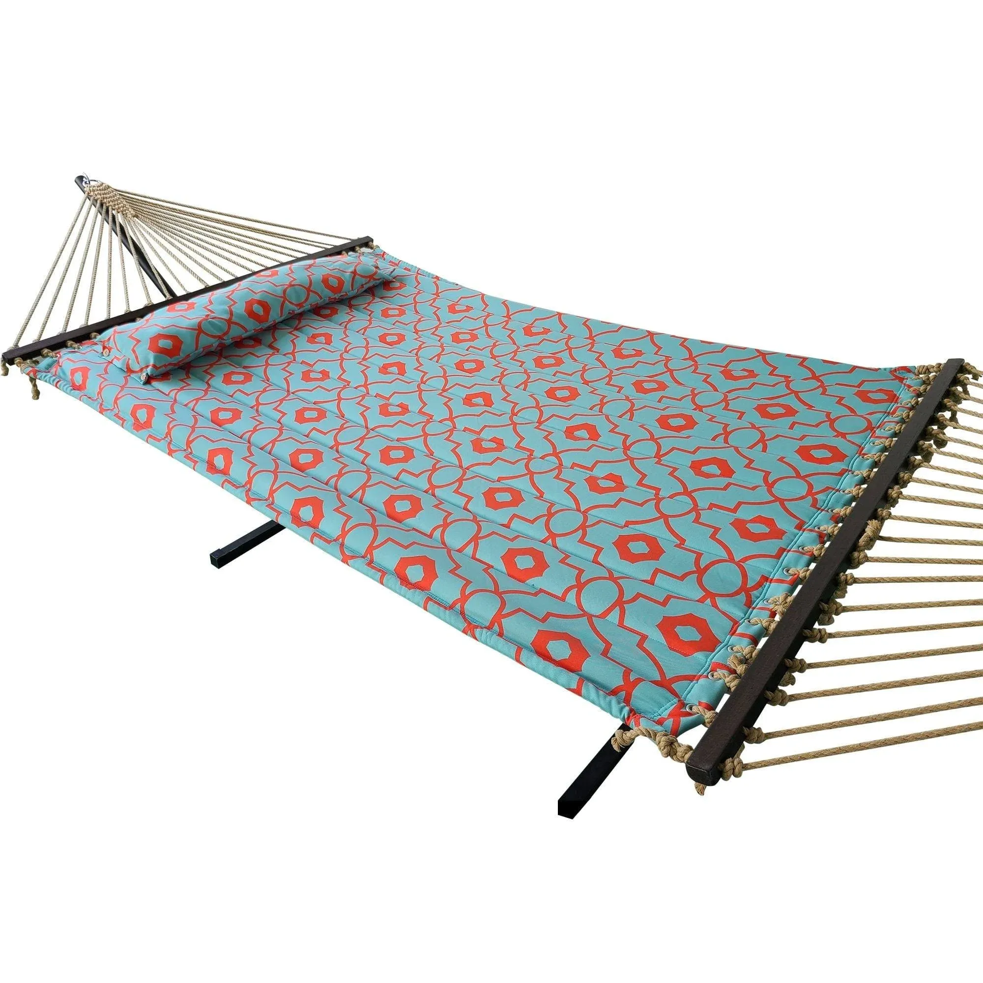 Tranquillo Universal Double Hammock w/Adjustable Stand & Bag, Sky Blue(Open Box)