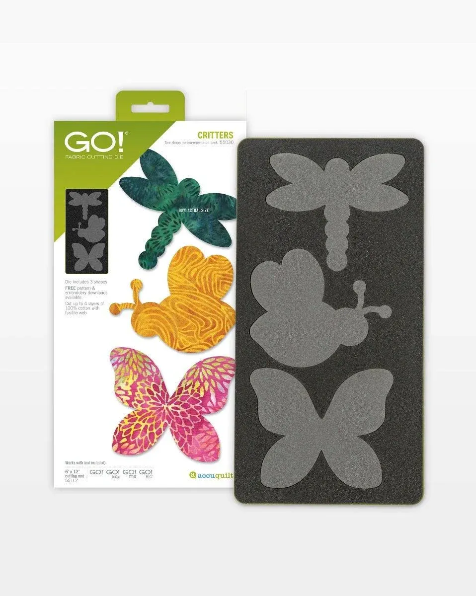 Accuquilt GO! cutting die Critters Item # 55030 New!!!