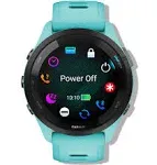Garmin Forerunner 265 Running Smartwatch, Colorful AMOLED Display, Training Metrics and Recovery Insights, Aqua and Black